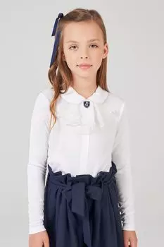 Блуза трикотажная с жабо Choupette