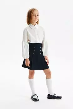 Блузка с объемными рукавами Silver Spoon