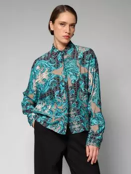 Блузка с принтом ARABESQUE GLOW ELEGANZZA