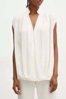 Блузка с запахом спереди BOSS