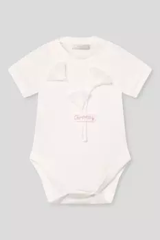 Боди хлопковое с декором Choupette