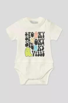 Боди хлопковое с принтом Choupette