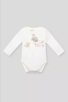 Боди хлопковое с принтом Choupette