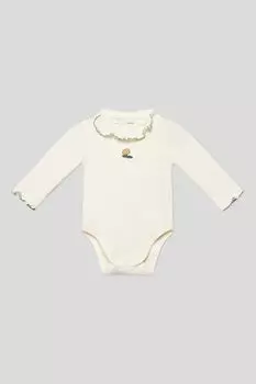 Боди хлопковое с принтом Choupette