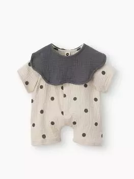 Боди хлопковое с принтом Happy Baby