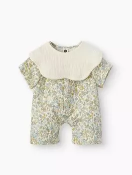 Боди хлопковое с принтом Happy Baby