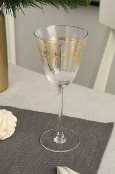 Бокал для вина с узором Calice COINCASA