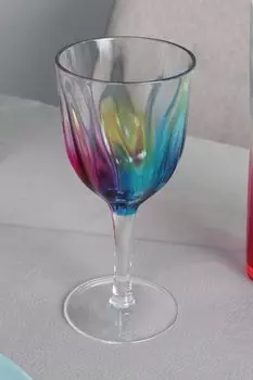 Бокал пластиковый с принтом Multicolor Ms COINCASA