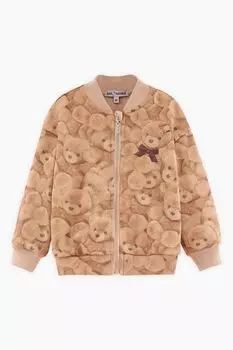 Бомбер флисовый с принтом Bell Bimbo