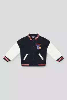 Бомбер хлопковый с принтом Fagottino