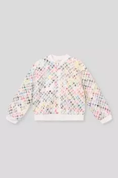 Бомбер из фактурной ткани Choupette