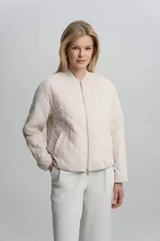 Бомбер на молнии с ромбовидной стежкой ALEXANDER BOGDANOV