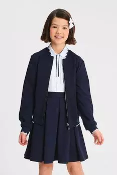 Бомбер трикотажный на молнии SMENA