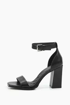 Босоножки кожаные на каблуке Abricot