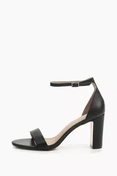 Босоножки кожаные на каблуке с ремешком Abricot