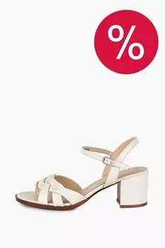 Босоножки кожаные на каблуке MYSA
