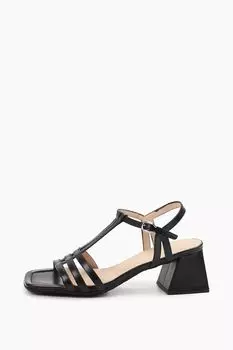 Босоножки кожаные на каблуке Wonders