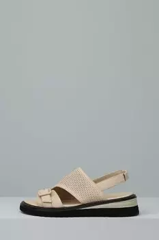 Босоножки кожаные с перфорацией Lab Milano