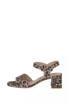 Босоножки замшевые с принтом Peter Kaiser