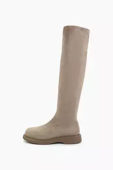 Ботфорты из экозамши Abricot