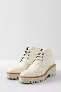 Ботильоны из структурной кожи Pons Quintana