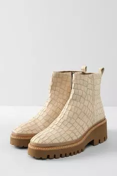 Ботильоны из структурной кожи Pons Quintana