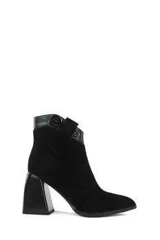 Ботильоны с верхом из велюра Abricot