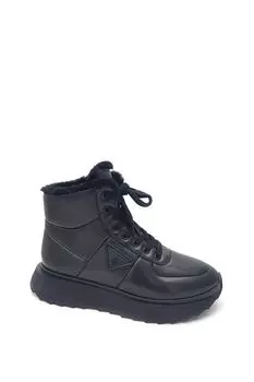 Ботинки кожаные на меху Abricot