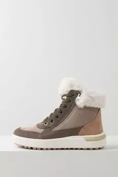 Ботинки кожаные на меху Geox
