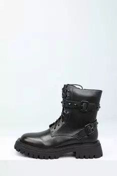 Ботинки кожаные на натуральном меху Ever be