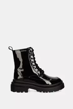 Ботинки кожаные на шнуровке Karl Lagerfeld Jeans