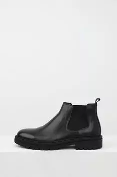 Ботинки кожаные с эластичной вставкой Ever be