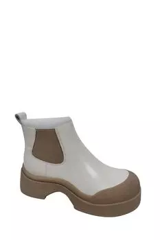 Ботинки кожаные с эластичными вставками Abricot