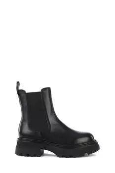 Ботинки кожаные с эластичными вставками Abricot