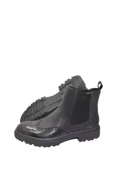 Ботинки кожаные с эластичными вставками Abricot