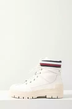 Ботинки кожаные с контрастными деталями Tommy Hilfiger