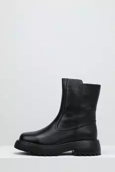 Ботинки кожаные с меховой подкладкой Ever be