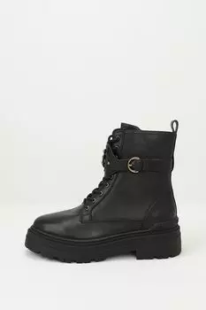Ботинки кожаные с пряжкой Pinko