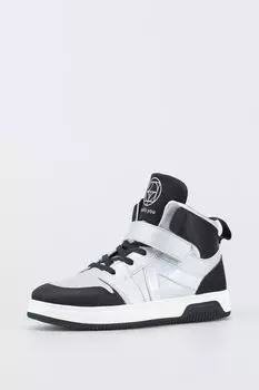 Ботинки кожаные с ремешками на липучке Котофей