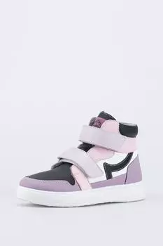 Ботинки кожаные с ремешками на липучке Котофей