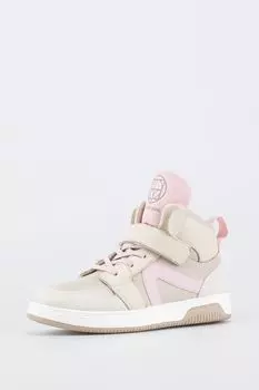 Ботинки кожаные с ремешками на липучке Котофей