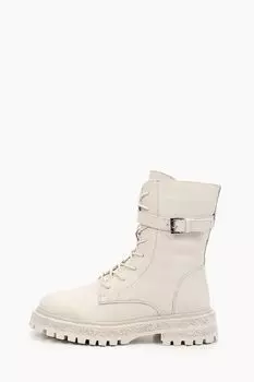 Ботинки кожаные с ремешком Abricot