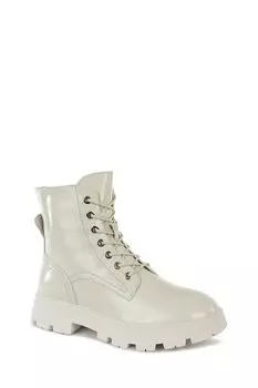 Ботинки кожаные высокие Abricot