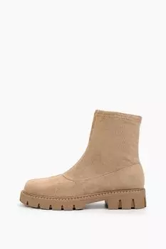 Ботинки стрейч из экозамши Abricot