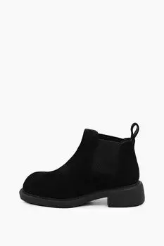 Ботинки замшевые с эластичными вставками Abricot