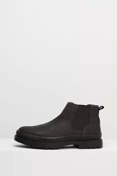 Ботинки замшевые с эластичными вставками на меху Ever be