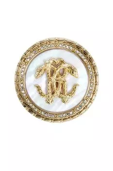 Брошь женская LOGO Roberto Cavalli