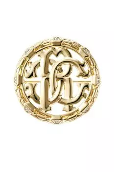 Брошь женская LOGO Roberto Cavalli