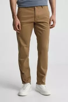 Брюки чинос хлопковые зауженного кроя LERROS