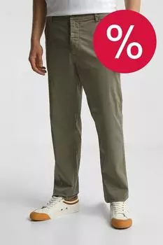 Брюки чинос хлопковые зауженного кроя PEPE JEANS